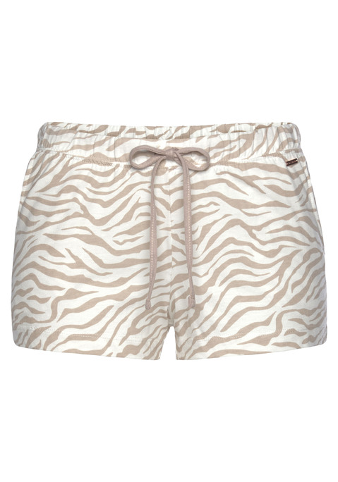 Bild: Pyjamashorts von LASCANA: Pyjama Shorts mit allover Print, seitlichen Eingriffstaschen und elastischem Bund mit Tunnelzug. Angenehme Baumwoll-Viskosequalität.