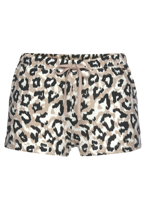 Bild: Pyjamashorts von LASCANA: Pyjama Shorts mit allover Print, seitlichen Eingriffstaschen und elastischem Bund mit Tunnelzug. Angenehme Baumwoll-Viskosequalität.