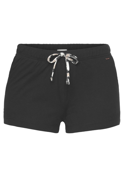 Bild: Pyjamashorts von LASCANA: Pyjama Shorts mit allover Print, seitlichen Eingriffstaschen und elastischem Bund mit Tunnelzug. Angenehme Baumwoll-Viskosequalität.