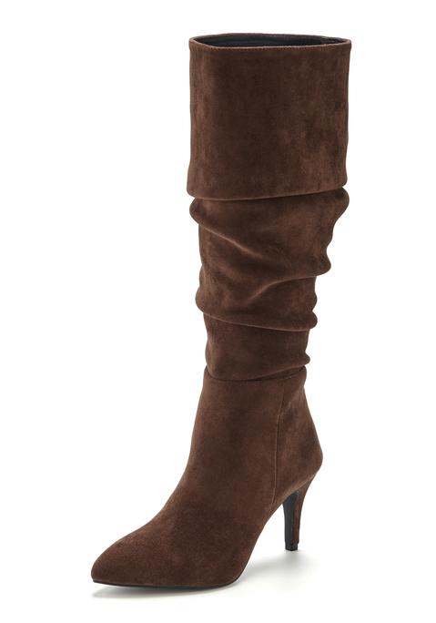 Bild: Reißverschlussstiefel von LASCANA: Stiefel von LASCANA. Absatzhöhe ca. 8 cm. Obermaterial aus Microfaser. Futter und Decksohle aus Textil. Laufsohle aus Synthetik.