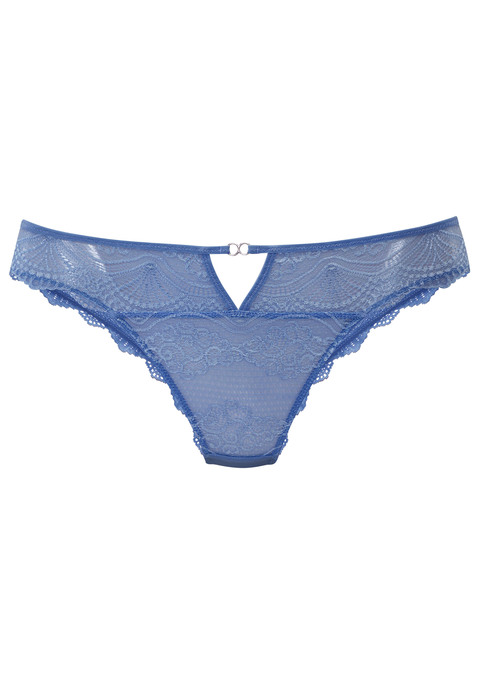 Bild: Rioslip von LASCANA: Sexy Rioslip aus weicher, elastischer Spitze. Mit verführerischen Cut-outs und vorne mit Ring. Mit eingearbeitetem Baumwollzwickel für angenehmes Tragegefühl. Passender BH aus der gleichen Serie erhältlich. Aus 90% Polyamid, 10% Elasthan.