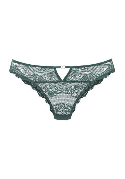 Bild: Rioslip von LASCANA: Sexy Rioslip aus weicher, elastischer Spitze. Mit verführerischen Cut-outs und vorne mit Ring. Mit eingearbeitetem Baumwollzwickel für angenehmes Tragegefühl. Passender BH aus der gleichen Serie erhältlich. Aus 90% Polyamid, 10% Elasthan.