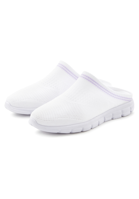 Bild: Sabot von LASCANA: Sneaker aus Textil von LASCANA. Obermaterial, Futter und Decksohle aus Polyester. Laufsohle aus Synthetik.