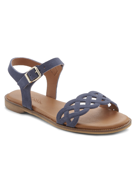 Bild: Sandale von LASCANA: Sandale aus Leder von LASCANA. Made in Spain. Obermaterial aus Rindsleder. Futter und Decksohle aus Polyester und Lederimitat. Laufsohle aus Synthetik.