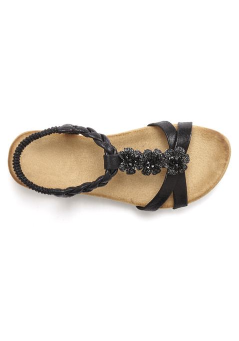 LASCANA Sandale Damen schwarz Gr.37