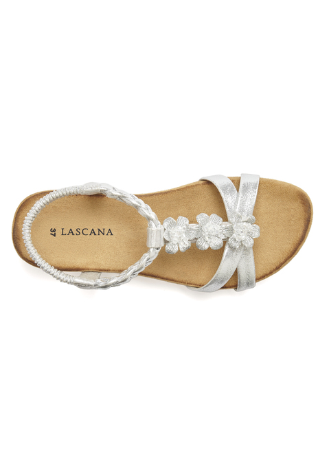 Bild: Sandale von LASCANA: Sandale von LASCANA. Obermaterial aus Synthetik. Decksohle aus Microfaser. Laufsohle aus Synthetik.