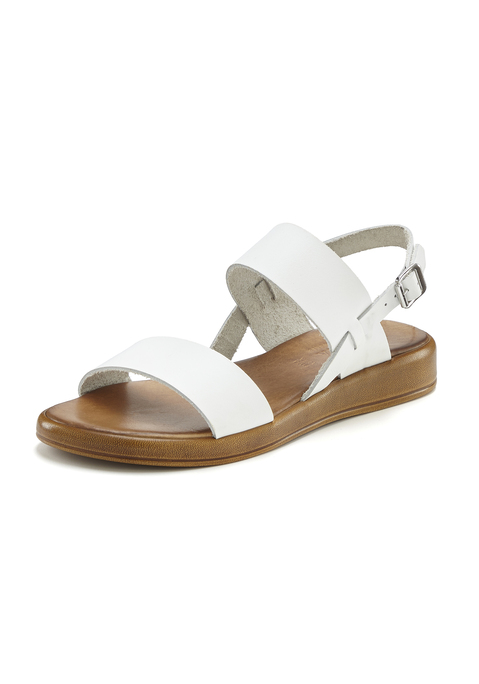 Bild: Sandale von LASCANA: Modische Sandale von Lascana. Kleine Schnalle zum Regulieren der Weite. Ein Riemchen in metallischer Optik. Aus hochwertigem Leder.
