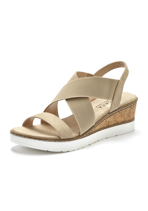 LASCANA Sandalette Damen beige Gr.40