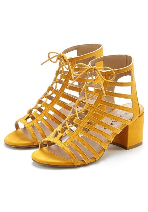 Sandalette von LASCANA in gelb