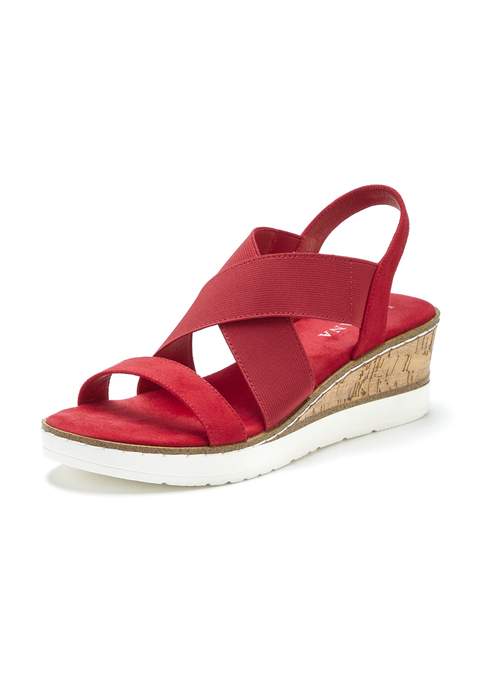 LASCANA Sandalette Damen rot Gr.42