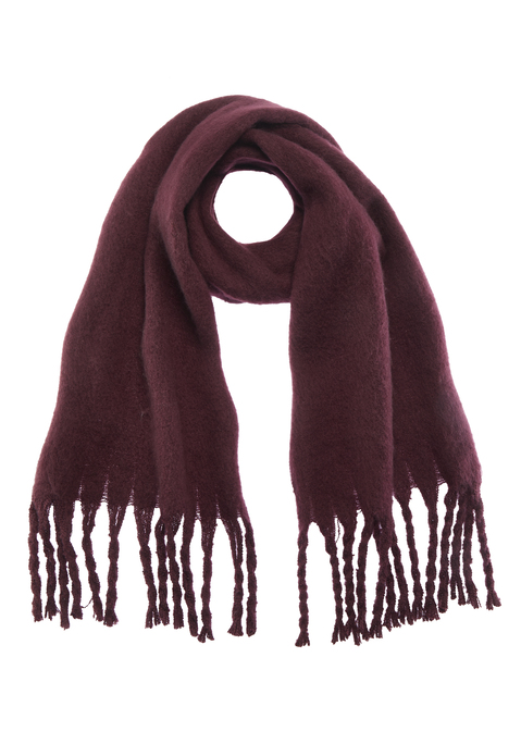 Bild: Schal von LASCANA: Wunderschöner unifarbener Strickschal von Lascana mit Fransen an den Abschlüssen. Ideal für lange Spaziergänge und andere Outdoor-Aktivitäten in den kalten Jahreszeiten. Weiches Material.