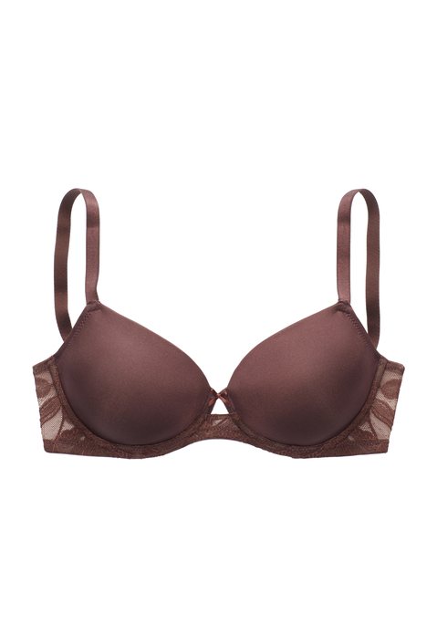 Bild: Schalen-BH von LASCANA: Femininer Schalen-BH mit toller Rückenpartie aus Eyelash-Jacquardspitze. Mit nahtlos vorgeformten, schlichten Cups. Individuell verstellbare Träger sowie Rückenverschluss. Passende Unterteile aus der gleichen Serie erhältlich. Mit Liebe & Leidenschaft in Hamburg kreiert. Reizwäsche. Verführerische Dessous. Spitzen-Dessous. Romantische Dessous. Verspielte Dessous. Aus 60% Polyamid, 35% Polyester, 5% Elasthan.