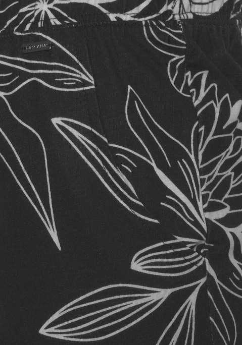 Bild: Schlafshorts von LASCANA: Shorts von Lascana. Mit floralem Alloverprint. Hoher Elastikbund mit Tunnelzug. Weite Passform. Weiche Single-Jersey-Qualität aus 50% Baumwolle, 50% Viskose.