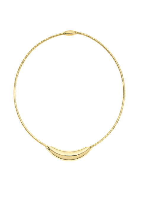 Bild: Schlangenkette von LASCANA: Halskette von LASCANA. Aus Titan mit Goldbeschichtung. Länge ca. 43,5 cm.