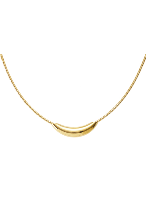 Bild: Schlangenkette von LASCANA: Halskette von LASCANA. Aus Edelstahl mit Goldbeschichtung. Länge ca. 43,5 cm.