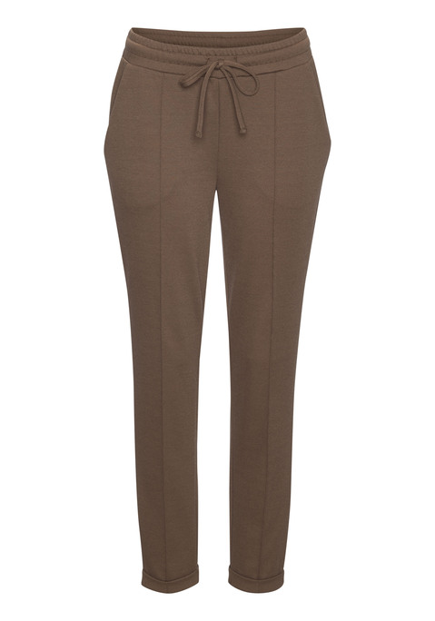 Bild: Schlupfhose von LASCANA: Unifarbene Schlupfhose von Lascana in modischer 7/8-Länge. Elastischer Bund mit verstellbarem Tunnelzug. Stylische Biese an den vorderen Beinen. Praktische Eingrifftaschen. Vielseitig kombinierbar. Elastische Qualität.