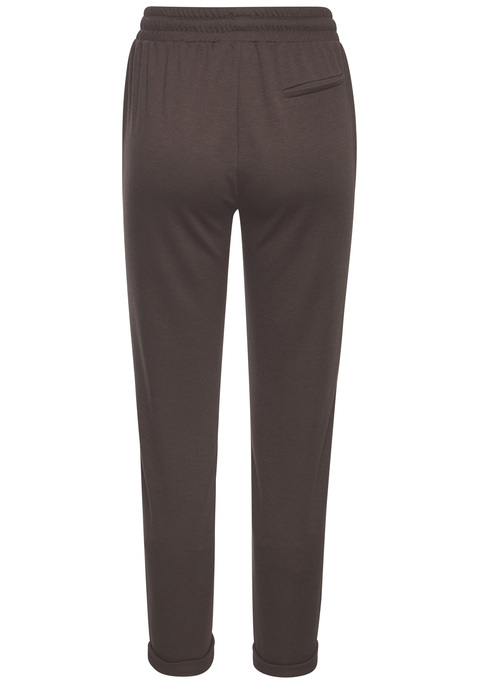 Bild: Schlupfhose von LASCANA: Unifarbene Schlupfhose von Lascana in modischer 7/8-Länge. Elastischer Bund mit verstellbarem Tunnelzug. Stylische Biese an den vorderen Beinen. Praktische Eingrifftaschen. Vielseitig kombinierbar. Elastischer Jacquard.