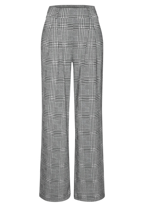 Bild: Schlupfhose von LASCANA: Schlupfhose von Lascana mit Allovermuster. Überzeugend: hohe Taille für viel Tragekomfort. Weit geschnittene Beine für modische Eleganz. Ideal für wenig formelle Anlässe. Elastisches Material für perfekte Passform.