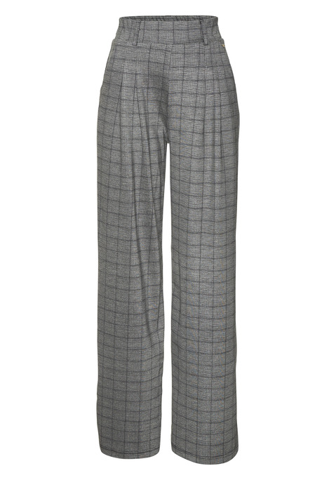 Bild: Schlupfhose von LASCANA: Schlupfhose von Lascana mit Allovermuster. Überzeugend: hohe Taille für viel Tragekomfort. Weit geschnittene Beine für modische Eleganz. Ideal für wenig formelle Anlässe. Elastisches Material für perfekte Passform.