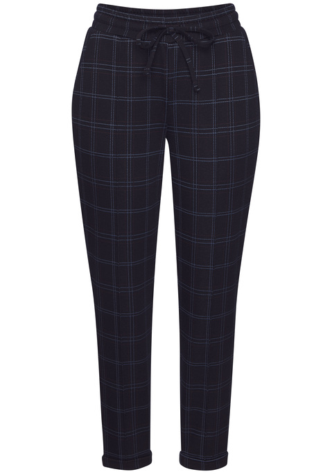 Bild: Schlupfhose von LASCANA: Unifarbene Schlupfhose von Lascana in modischer 7/8-Länge. Elastisches Bündchen mit verstellbarem Tunnelzug. Praktische Eingrifftaschen. An der Vorderseite trendige Biesen. Vielseitig zu verschiedenen Outfits kombinierbar. Elastisches Material.