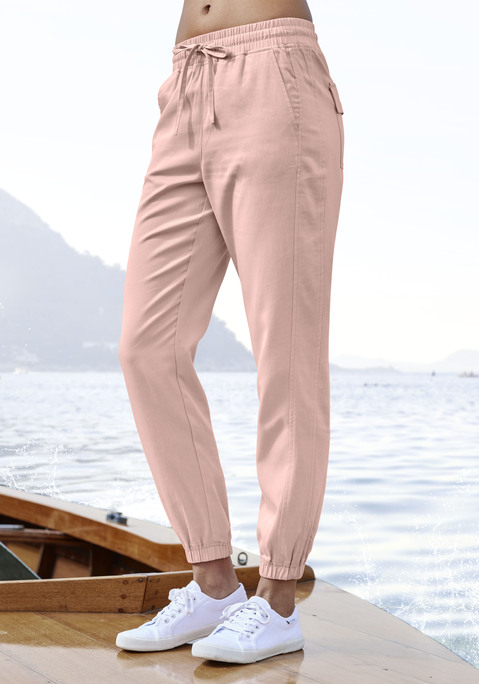 LASCANA Schlupfhose Damen peach Gr.34