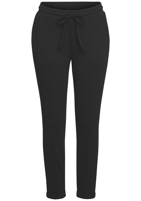 Bild: Schlupfhose von LASCANA: Unifarbene Schlupfhose von Lascana in modischer 7/8-Länge. Elastischer Bund mit verstellbarem Tunnelzug. Stylische Biese an den vorderen Beinen. Praktische Eingrifftaschen. Vielseitig kombinierbar. Elastische Qualität.