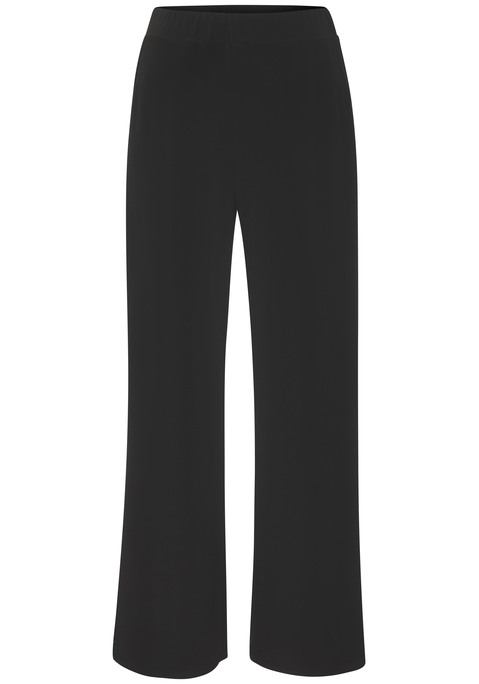 Bild: Schlupfhose von LASCANA: Elegante Jerseyhose von Lascana mit breitem Pailettenstreifen seitlich. Weite Passform. Praktische Eingrifftaschen. Perfekt zur passenden Jacke. Elastische Jerseyware.