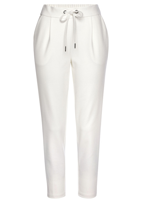 Bild: Schlupfhose von LASCANA: Joggpants von Lascana. Unifarbenes Design. Gummizugbund mit Bindeband. Bundfalten. Seitliche Eingrifftaschen. Schmal zulaufendes Bein. Sehr weiche Qualität.