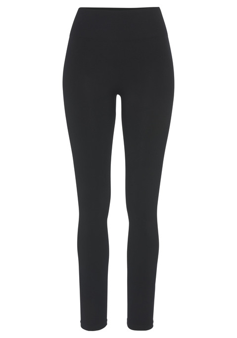 LASCANA Seamless Leggings Damen schwarz Gr.XS (32/34)