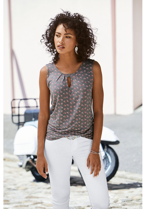 Bild: Shirttop von LASCANA: 95% Viskose, 5% Elasthan