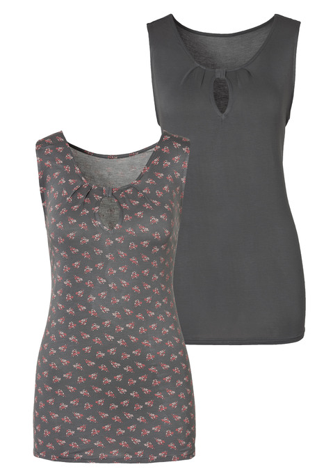 Bild: Shirttop von LASCANA: 95% Viskose, 5% Elasthan