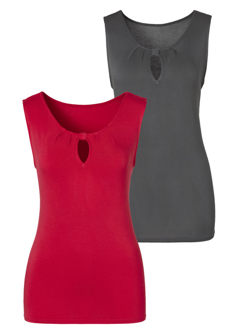 Bild: Shirttop von LASCANA: 95% Viskose, 5% Elasthan