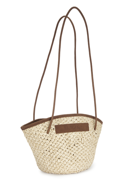 Bild: Shopper von LASCANA: Sommerlicher Shopper von Lascana mit kontrastfarbenen Details. Praktische kleine Innentasche. Bietet Platz für Smartphone & Co. und ist perfekt für Urlaub, Strand und Stadtbummel. Wertet jedes Outfit auf und passt prima zu Jeans, Kleidern und Röcken. Aus Papierstroh.
