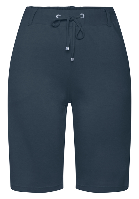 Bild: Shorts von LASCANA: Bermudas von Lascana. Bündchen mit Bindeband und Gürtelschlaufen. Seitliche Eingrifftaschen. Aus 70% Viskose, 25% Polyamid, 5% Elasthan.