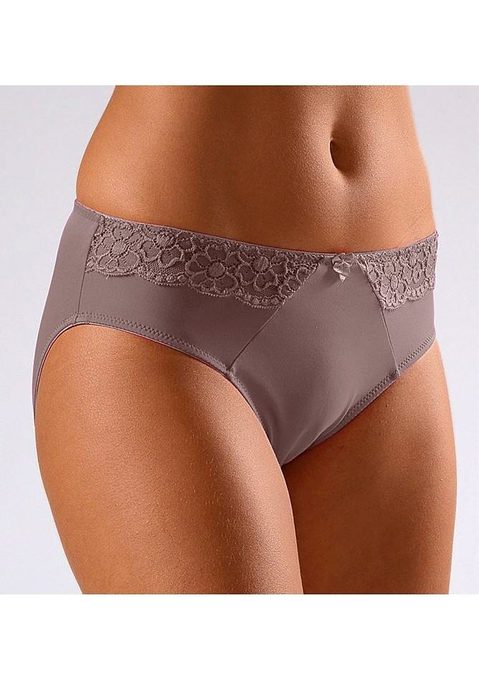 Bild: Slip von LASCANA: Lascana: Slip mit seitlichen Spitzeneinsätzen. Mit Baumwollzwickel. Aus 85% Polyamid, 15% Elasthan.