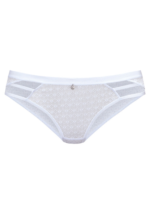 Bild: Slip von LASCANA: Modischer Slip mit edlem Metallaccessoire. Rundherum aus modischer, dezent transparenter Spitze. Verführerische Bänder-Optik im Vorderteil. Mit eingearbeitetem Baumwollzwickel. Mit passenden BHs aus der gleichen Serie erhältlich. Obermaterial: 83% Polyamid, 17% Elasthan.