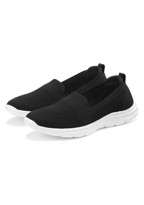 Bild: Slipper von LASCANA: Slipper VEGAN von LASCANA. Mit herausnehmbarer Innensohle. Für lose Einlagen geeignet. Obermaterial, Futter und Decksohle aus Textil. Laufsohle aus Synthetik.