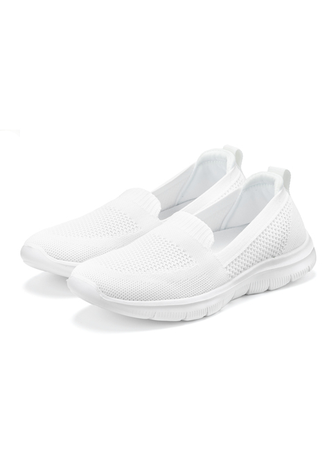 Bild: Slipper von LASCANA: Slipper VEGAN von LASCANA. Mit herausnehmbarer Innensohle. Für lose Einlagen geeignet. Obermaterial, Futter und Decksohle aus Textil. Laufsohle aus Synthetik.