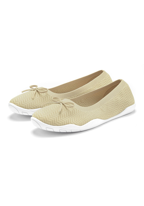 Bild: Sneaker Ballerinas von LASCANA: Ballerina mit ultraflacher und flexibler Sohle VEGAN von LASCANA. Obermaterial und Decksohle aus Textil. Laufsohle aus Synthetik.