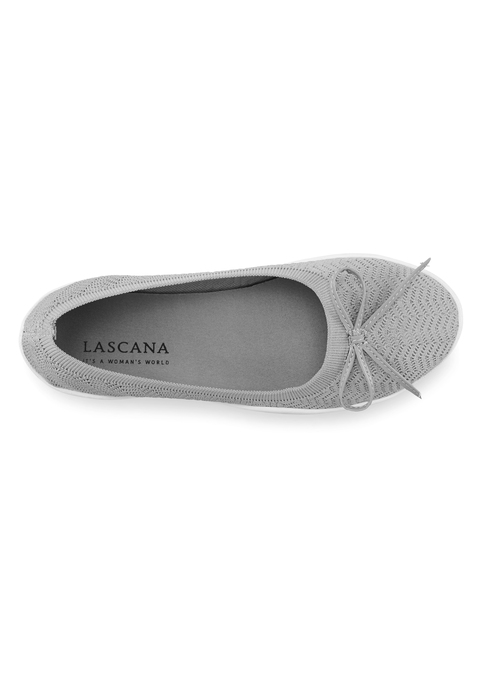 Bild: Sneaker Ballerinas von LASCANA: Ballerina mit ultraflacher und flexibler Sohle VEGAN von LASCANA. Obermaterial und Decksohle aus Textil. Laufsohle aus Synthetik.