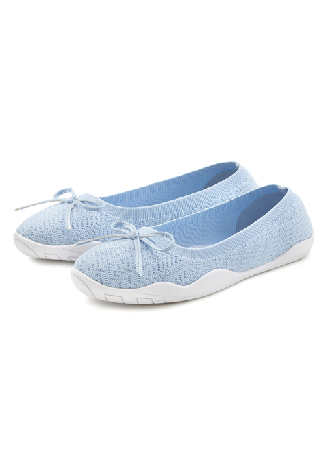 Bild: Sneaker Ballerinas von LASCANA: Ballerina mit ultraflacher und flexibler Sohle VEGAN von LASCANA. Obermaterial und Decksohle aus Textil. Laufsohle aus Synthetik.