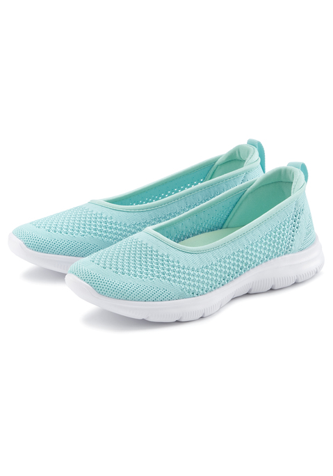 Bild: Sneaker Ballerinas von LASCANA: Ballerina VEGAN von LASCANA. Obermaterial, Futter und Decksohle aus Textil. Laufsohle aus Synthetik.