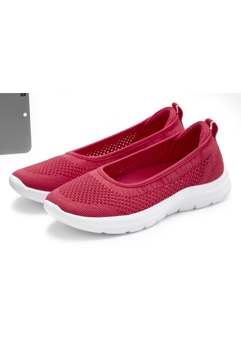 Bild: Sneaker Ballerinas von LASCANA: Ballerina VEGAN von LASCANA. Obermaterial, Futter und Decksohle aus Textil. Laufsohle aus Synthetik.