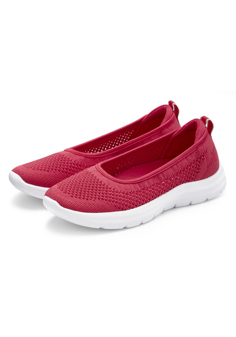 Bild: Sneaker Ballerinas von LASCANA: Ballerina VEGAN von LASCANA. Obermaterial, Futter und Decksohle aus Textil. Laufsohle aus Synthetik.