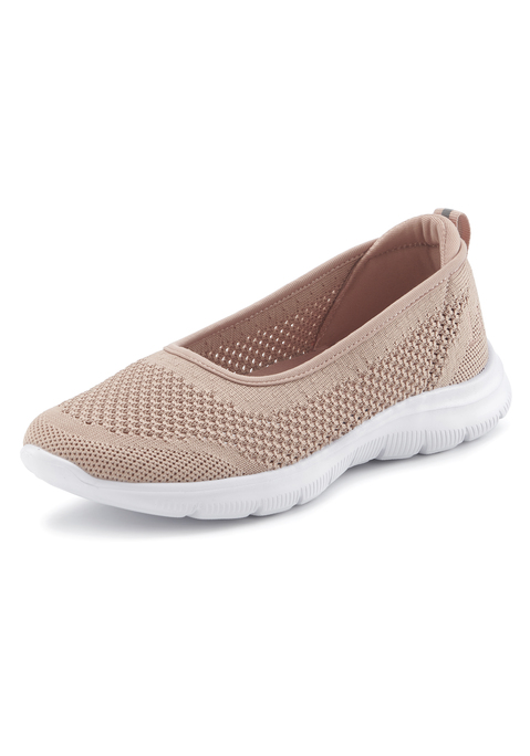 Bild: Sneaker Ballerinas von LASCANA: Ballerina VEGAN von LASCANA. Obermaterial, Futter und Decksohle aus Textil. Laufsohle aus Synthetik.