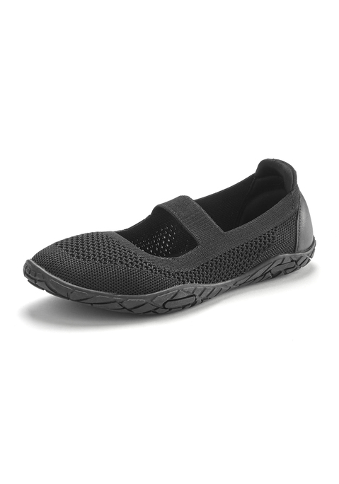 Bild: Sneaker Ballerinas von LASCANA: Ballerina mit ultraleichter und flexibler Sohle VEGAN von LASCANA. Obermaterial, Futter und Decksohle aus Textil. Laufsohle aus Synthetik.