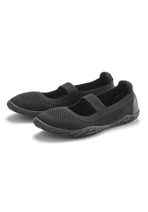 Bild: Sneaker Ballerinas von LASCANA: Ballerina mit ultraleichter und flexibler Sohle VEGAN von LASCANA. Obermaterial, Futter und Decksohle aus Textil. Laufsohle aus Synthetik.