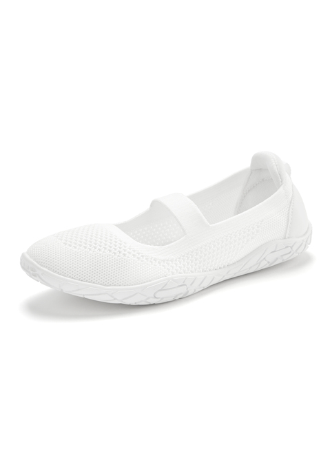 LASCANA Sneaker Ballerinas Damen weiß Gr.35