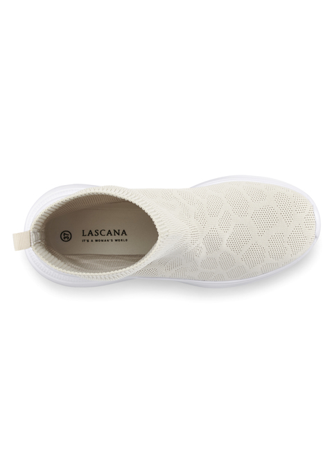 Bild: Sneaker von LASCANA: High Top Sneaker VEGAN von LASCANA. Obermaterial, Futter und Decksohle aus Textil. Laufsohle aus Synthetik.