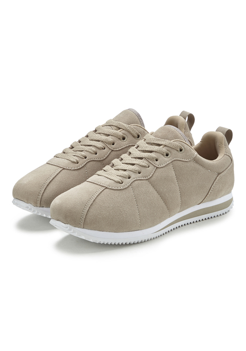 Bild: Sneaker von LASCANA: Obermaterial aus Rindsleder und Textil. Futter und Decksohle aus Textil. Laufsohle aus Synthetik.